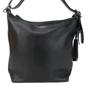 Coach Shoulder Bag 19889 Leather Black