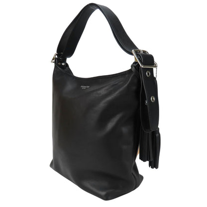 Coach Shoulder Bag 19889 Leather Black