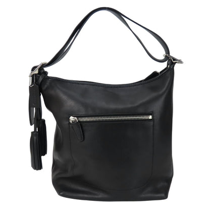 Coach Shoulder Bag 19889 Leather Black