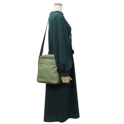 Coach Shoulder Bag F54782 Leather Khaki Unisex(Unisex)