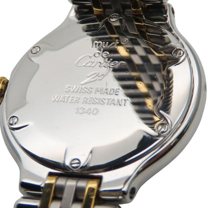 Cartier Watches Quartz W10075F4 Stainless Steel Silver Vantian Sm Mast 21 Silver Dial Women