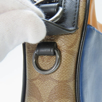Coach Shoulder Bag 89899 Leather, Pvc Navy Camera Bag Mens