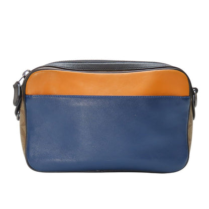 Coach Shoulder Bag 89899 Leather, Pvc Navy Camera Bag Mens
