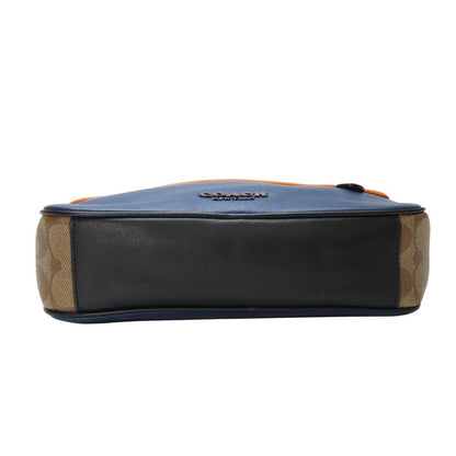 Coach Shoulder Bag 89899 Leather, Pvc Navy Camera Bag Mens