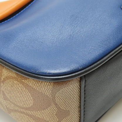 Coach Shoulder Bag 89899 Leather, Pvc Navy Camera Bag Mens
