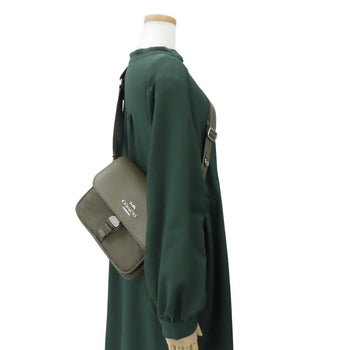 Coach Shoulder Bag Ct818 Leather, Canvas Khaki Pace Messenger Women
