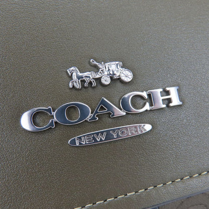 Coach Shoulder Bag Ct818 Leather, Canvas Khaki Pace Messenger Women