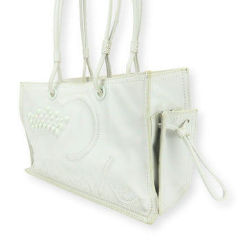 Loewe Tote Bag Leather White