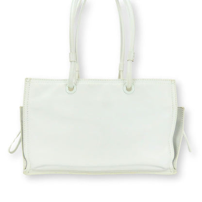 Loewe Tote Bag Leather White