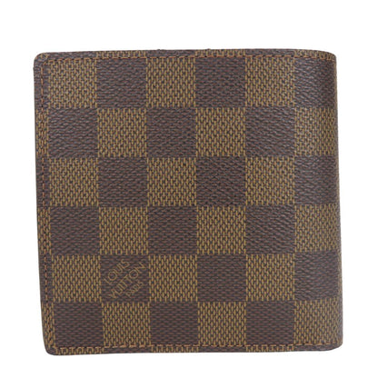 Louis Vuitton Bifold Wallet N61675 Damier Brown Portefeuilleemarco Mens(Unisex)