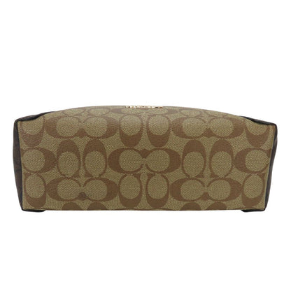 Coach Handbag C6838 Pvc Coated Canvas Beige Signature