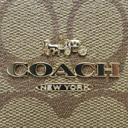 Coach Handbag C6838 Pvc Coated Canvas Beige Signature