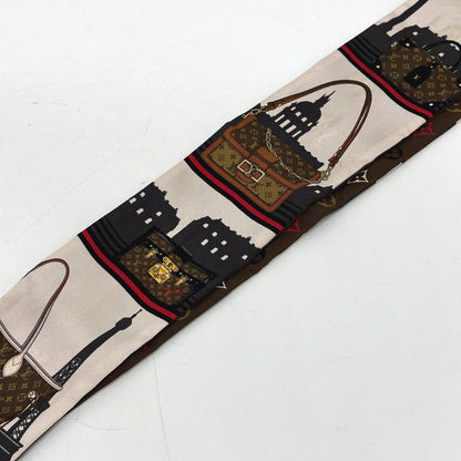 Louis Vuitton Scarf M77316 Silk Multicolor Bando Skyline