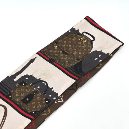 Louis Vuitton Scarf M77316 Silk Multicolor Bando Skyline