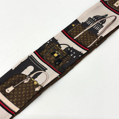 Louis Vuitton Scarf M77316 Silk Multicolor Bando Skyline
