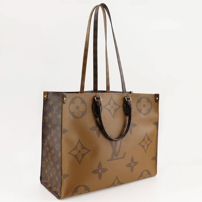 Louis Vuitton Tote Bag M45320 Monogram Canvas , Monogram Reverse Brown 2Wayshoulder Monogram Giant
