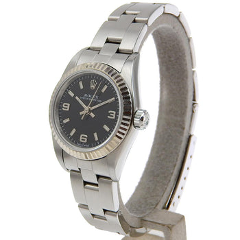 Rolex Watches Mechanical Automatic 76094 Wg , Stainless Steel Silver Cal.2230 Oyster Perpetual