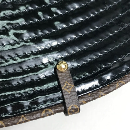 Louis Vuitton Hat M77020 Enamel Black Monogram Flower Bob Rainey Day Unisex(Unisex)