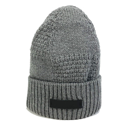 Louis Vuitton Knit Hat M74404 Wool Gray Beanie Knit Cap Damier Bonnet Helsinki Unisex(Unisex)