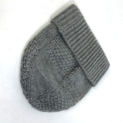Louis Vuitton Knit Hat M74404 Wool Gray Beanie Knit Cap Damier Bonnet Helsinki Unisex(Unisex)