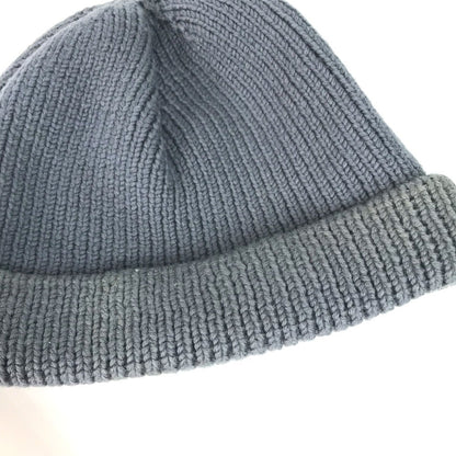 Louis Vuitton Knit Hat Wool Gray Logo Mens