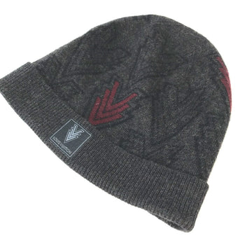 Louis Vuitton Knit Hat M70013 Wool / Cashmere Gray Logo