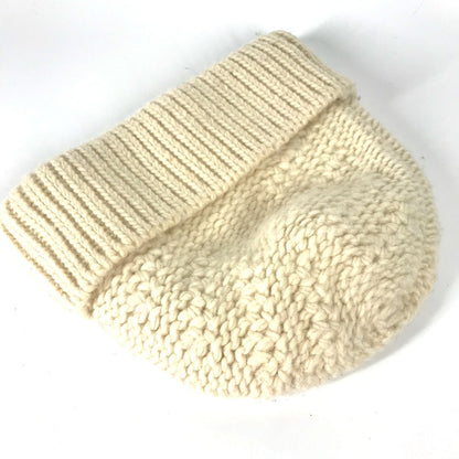 Louis Vuitton Knit Hat Wool, Alpaca White Women