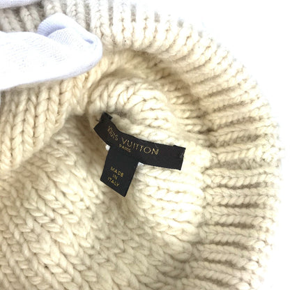Louis Vuitton Knit Hat Wool, Alpaca White Women