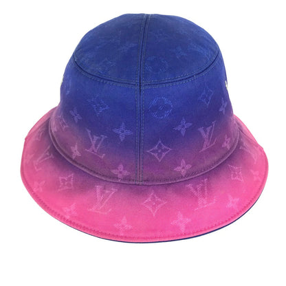 Louis Vuitton Hat Mp3297 Cotton Pink Bucket Hat Illusion Monogram L