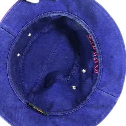 Louis Vuitton Hat Mp3297 Cotton Pink Bucket Hat Illusion Monogram L