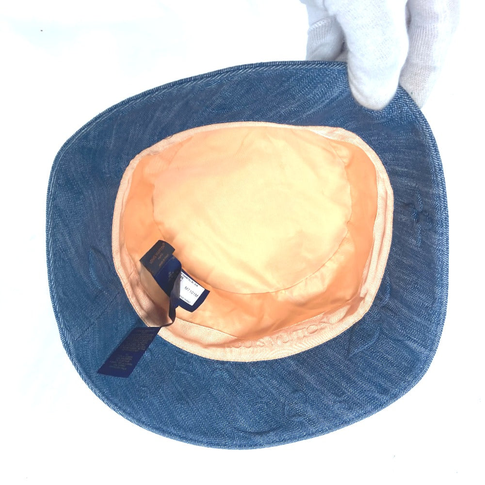 Louis Vuitton Hat M7101M Cotton, Polyester Blue Bucket Hat Monogram Constellation Mens