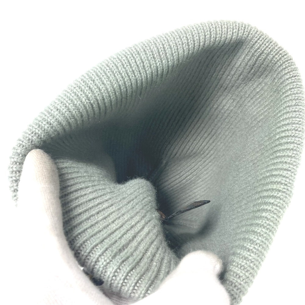 Louis Vuitton Knit Hat Cashmere Green Type Logo Mens