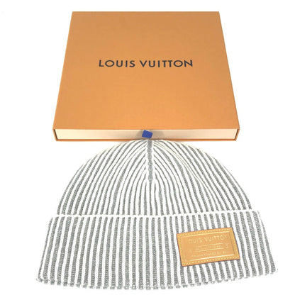 Louis Vuitton Knit Hat M92566 Cashmere Gray Flight Mode Beanie Neverfull