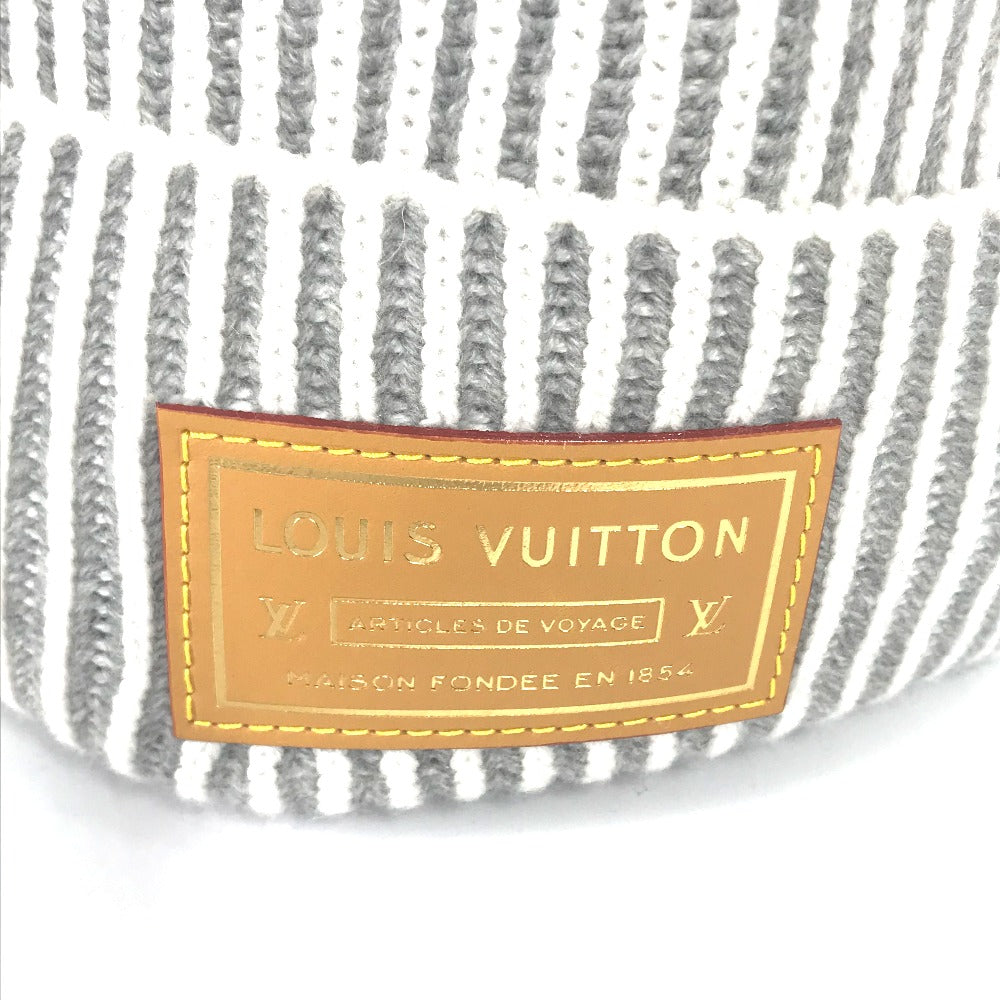 Louis Vuitton Knit Hat M92566 Cashmere Gray Flight Mode Beanie Neverfull