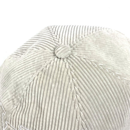 Louis Vuitton Cap M7752L Cotton Gray Cap Lv Signature Corduroy L