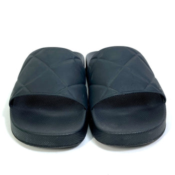 Bottegaveneta Sandals 640050 Rubber Black Flat Intre Slider Mens 39