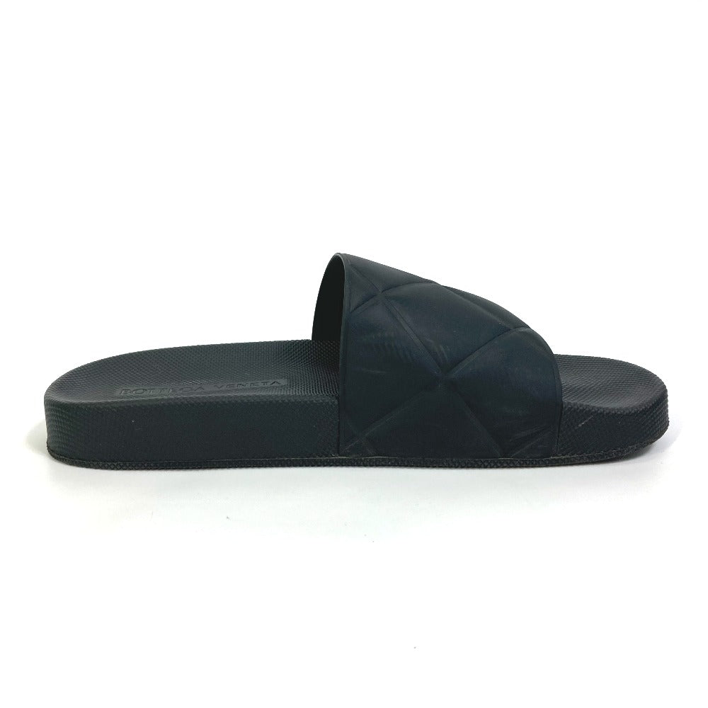 Bottegaveneta Sandals 640050 Rubber Black Flat Intre Slider Mens 39