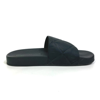 Bottegaveneta Sandals 640050 Rubber Black Flat Intre Slider Mens 39