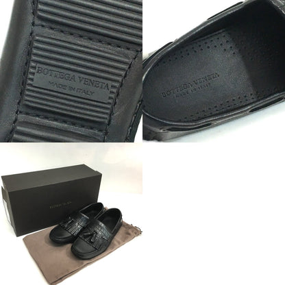 Bottegaveneta Leather Shoes 428434 Leather Black Flat Shoes Mens 39