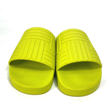 Bottegaveneta Sandals 690105 Rubber Green Shoes Slide Sandals Mens 40