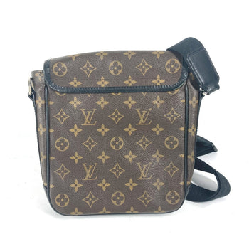 Louis Vuitton Shoulder Bag M56717 Monogram Macacer Canvas Brown Monogram Macacer Bus Pm