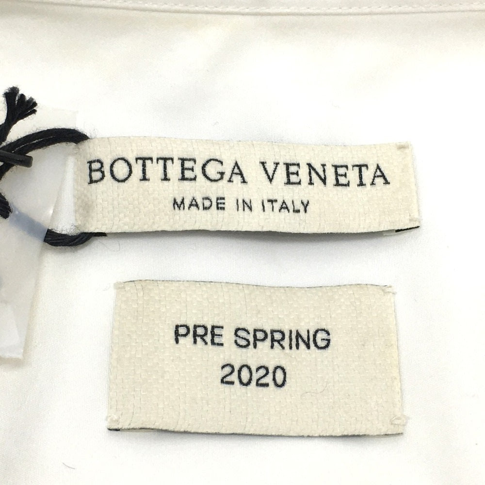 Bottegaveneta Short Sleeve Shirt 600083Vkeco Cotton White Wing Shirt No Sleeve Women 34