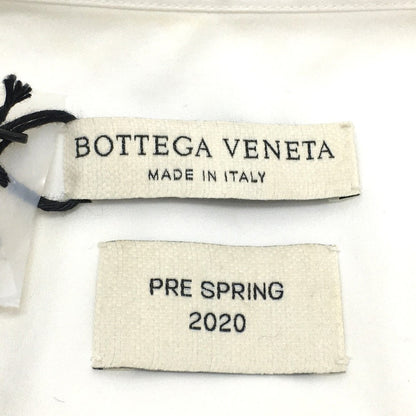 Bottegaveneta Short Sleeve Shirt 600083Vkeco Cotton White Wing Shirt No Sleeve Women 34