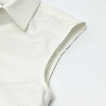 Bottegaveneta Short Sleeve Shirt 600083Vkeco Cotton White Wing Shirt No Sleeve Women 34