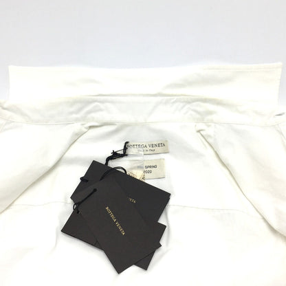Bottegaveneta Short Sleeve Shirt 600083Vkeco Cotton White Wing Shirt No Sleeve Women 34
