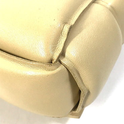 Bottegaveneta Shoulder Bag 717506 Leather Beige Padded Cassette Women