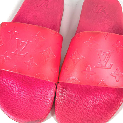 Louis Vuitton Sandals Rubber Pink Waterfront Line Monogram 8