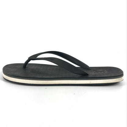 Louis Vuitton Sandals Rubber Black Monogram Logo Beach Sandals Mens 8
