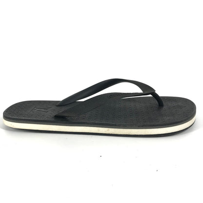 Louis Vuitton Sandals Rubber Black Monogram Logo Beach Sandals Mens 8