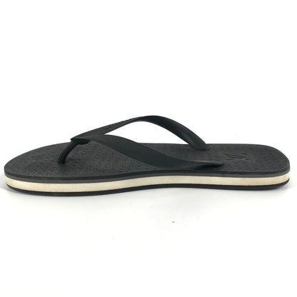 Louis Vuitton Sandals Rubber Black Monogram Logo Beach Sandals Mens 8